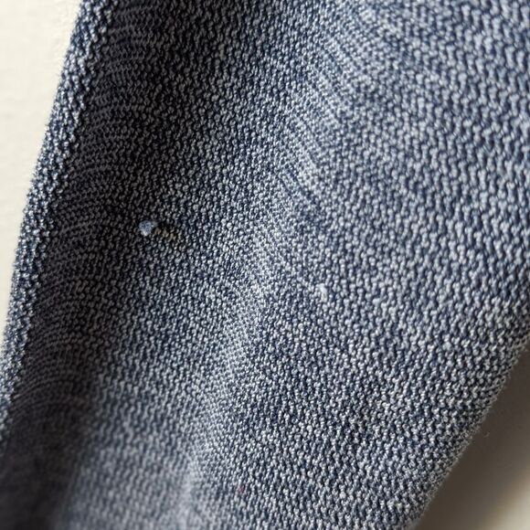 Nike Heathered Blue Colorblock Quarter Zip Fitted‎ Run Top - S Lightweight Layer - Picture 16 of 16